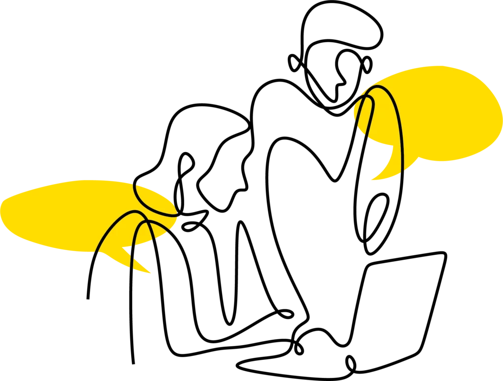04 illustrations generiques noires et jaune